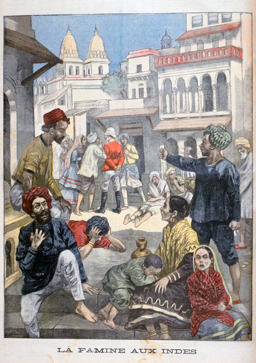 Éhínség Indiában, 1900 alkotó: Joseph Belon