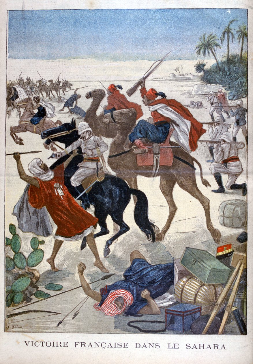 Francia győzelem a Szaharában, 1900 alkotó: Joseph Belon