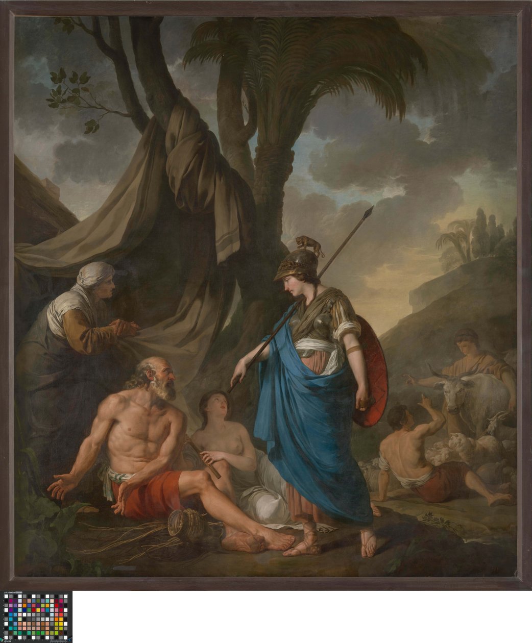 Erminia és a pásztorok (Torquato Tasso után) alkotó: Joseph Benoît Suvée