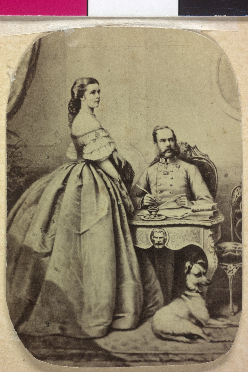 I. Ferenc József és Erzsébet osztrák király alkotó: Joseph Bermann