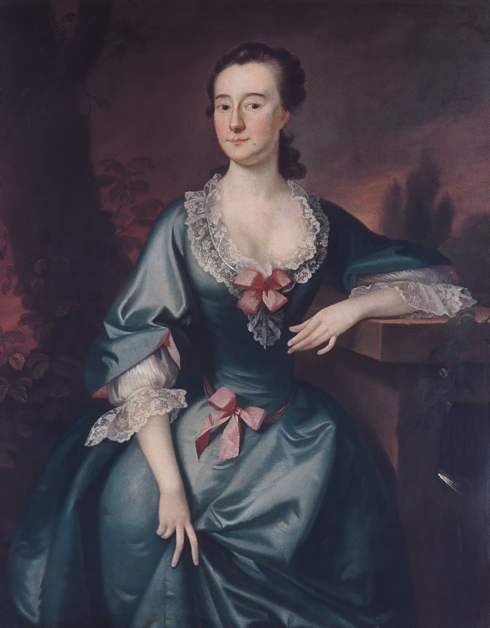 Mrs. David Chesebrough, 1754. alkotó: Joseph Blackburn