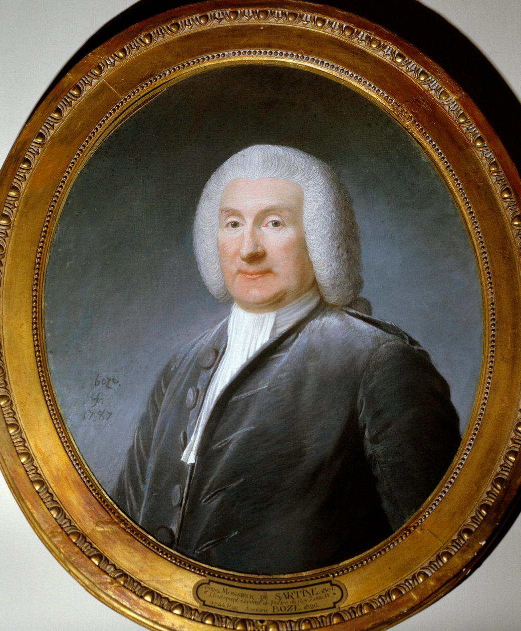 Antoine de Sartine (1729-1801) portréja, XV. Lajos rendőr hadnagy, Joseph Boze (1744-1826) akvarellfestménye. 1787. Versailles, Chateau Múzeum alkotó: Joseph Boze