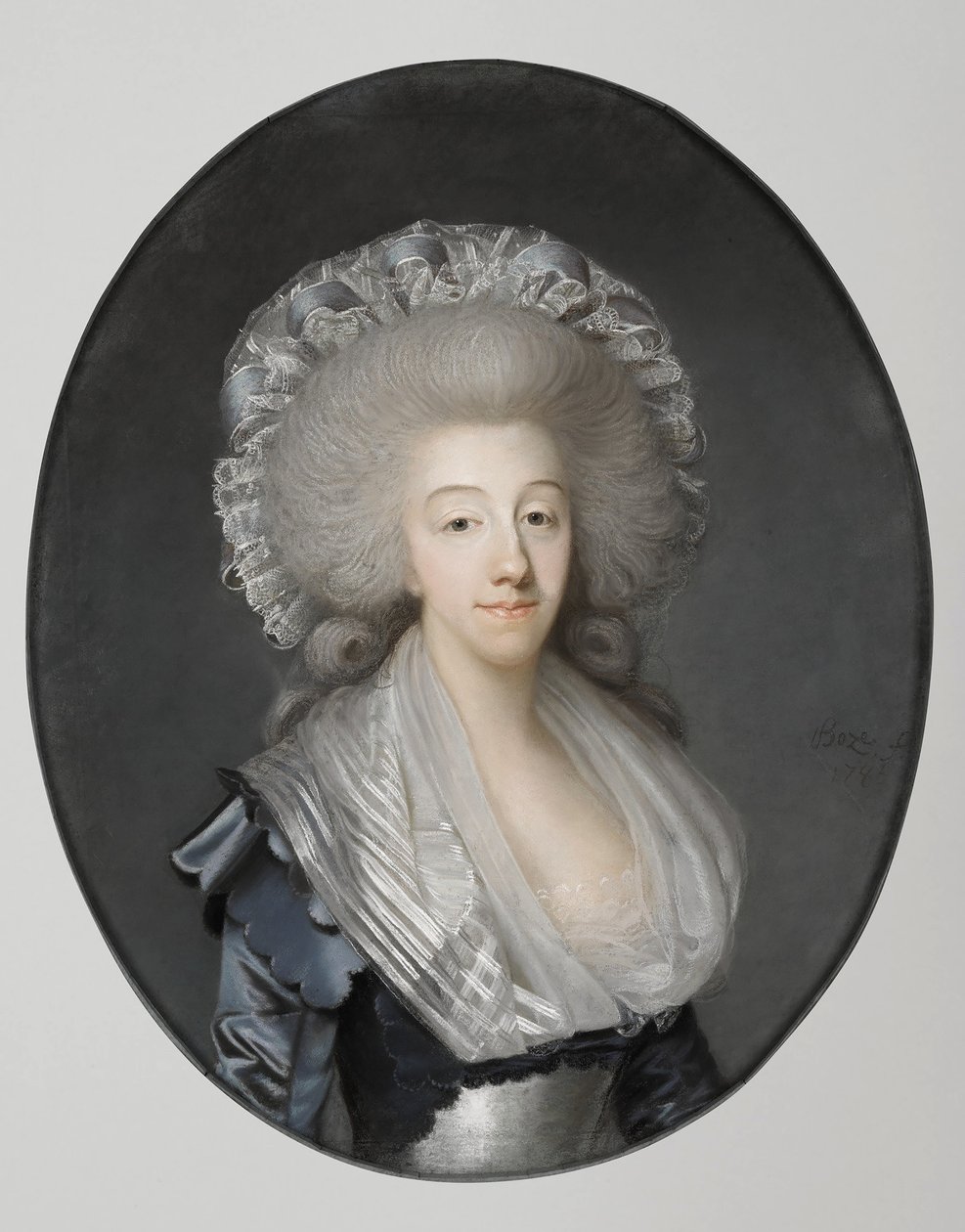 Savoyai Mária Terézia hercegnő 1756-1805, Artois grófnője, 1785. alkotó: Joseph Boze
