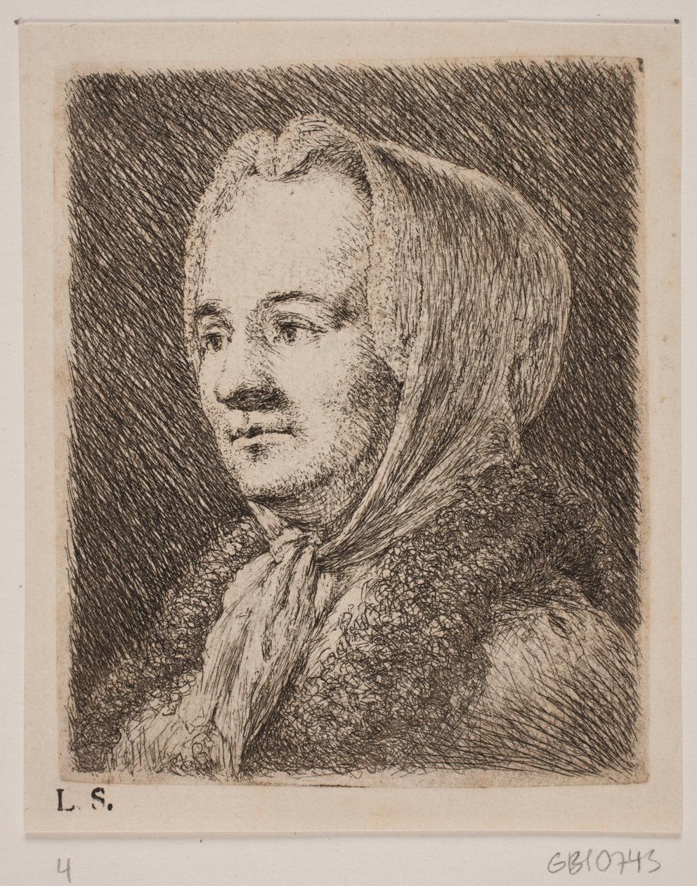 Középkorú nő mellszobra alkotó: Joseph Brecheisen