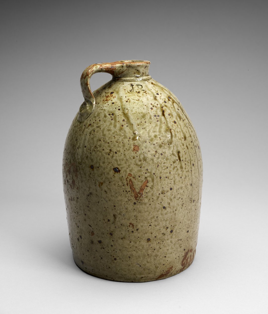 Kancsó, c. 1873-1900 (lúgos mázas kőedény) alkotó: Joseph C. Rushton