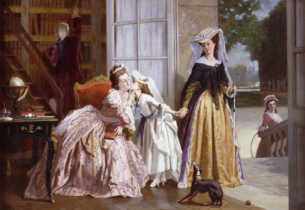 Búcsúzó csók, alkotó: Joseph Caraud