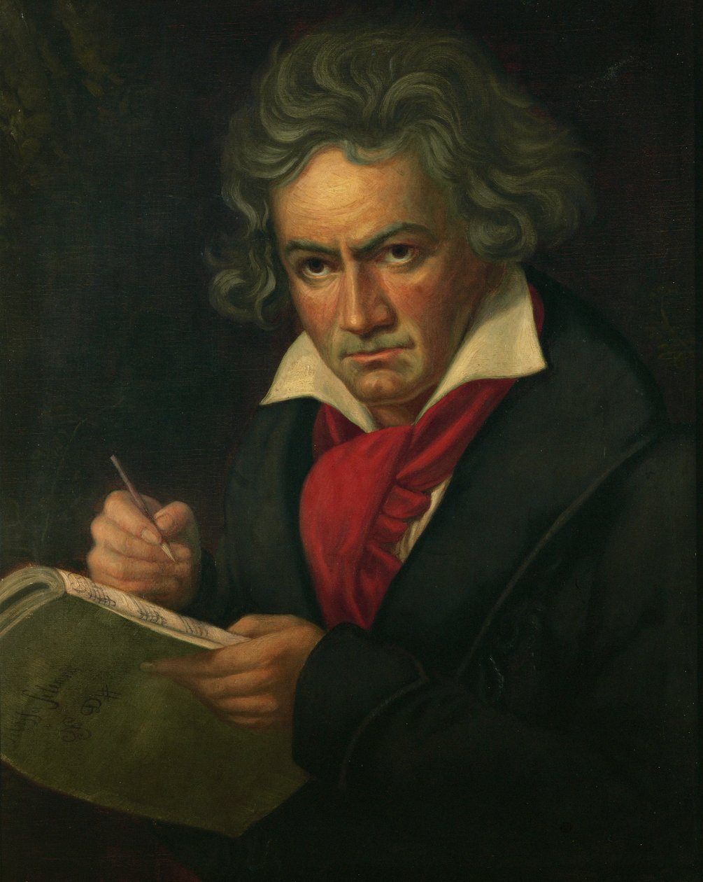 Ludwig van Beethoven ... (olaj, vászon) alkotó: Joseph Carl Stieler