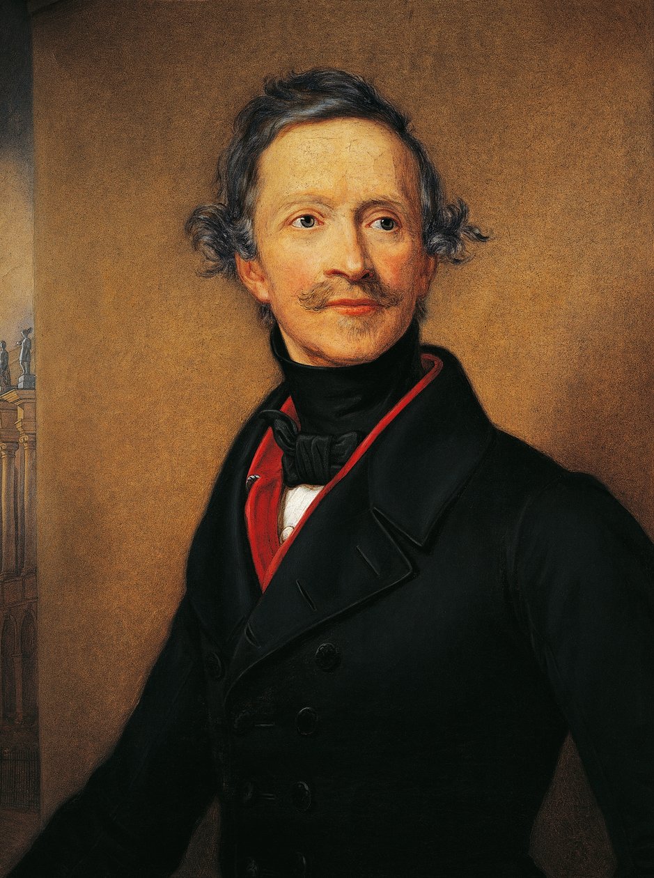 I. Ludwig portré, Bajorországból (Strasbourg alkotó: Joseph Carl Stieler