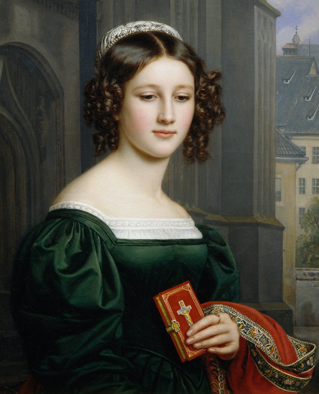Anna Hillmaier portréja alkotó: Joseph Carl Stieler