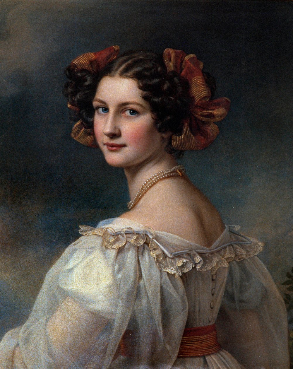 Ágoston portréja Joseph Karl Stieler (1781-1858) 19. századi München festménye. Chateau De Nymphenburg alkotó: Joseph Carl Stieler