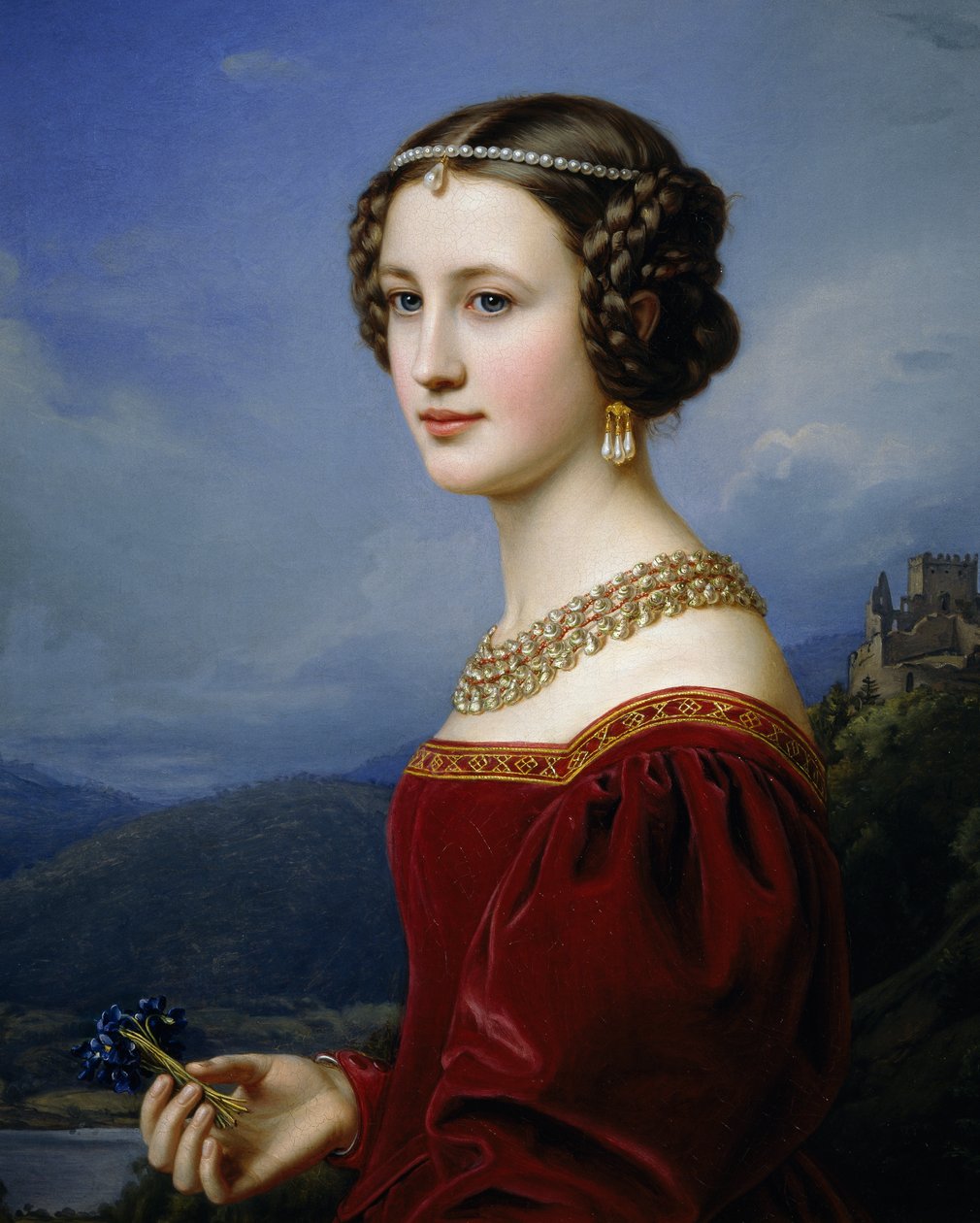 Cornelia Vetterlein portréja alkotó: Joseph Carl Stieler
