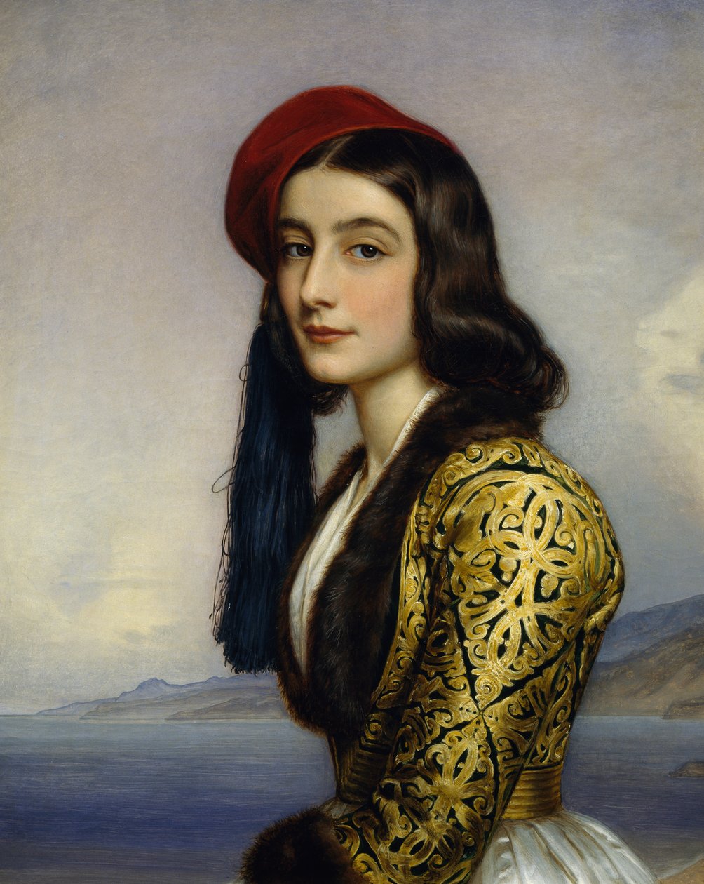 Khatarina Botzaris portréja alkotó: Joseph Carl Stieler