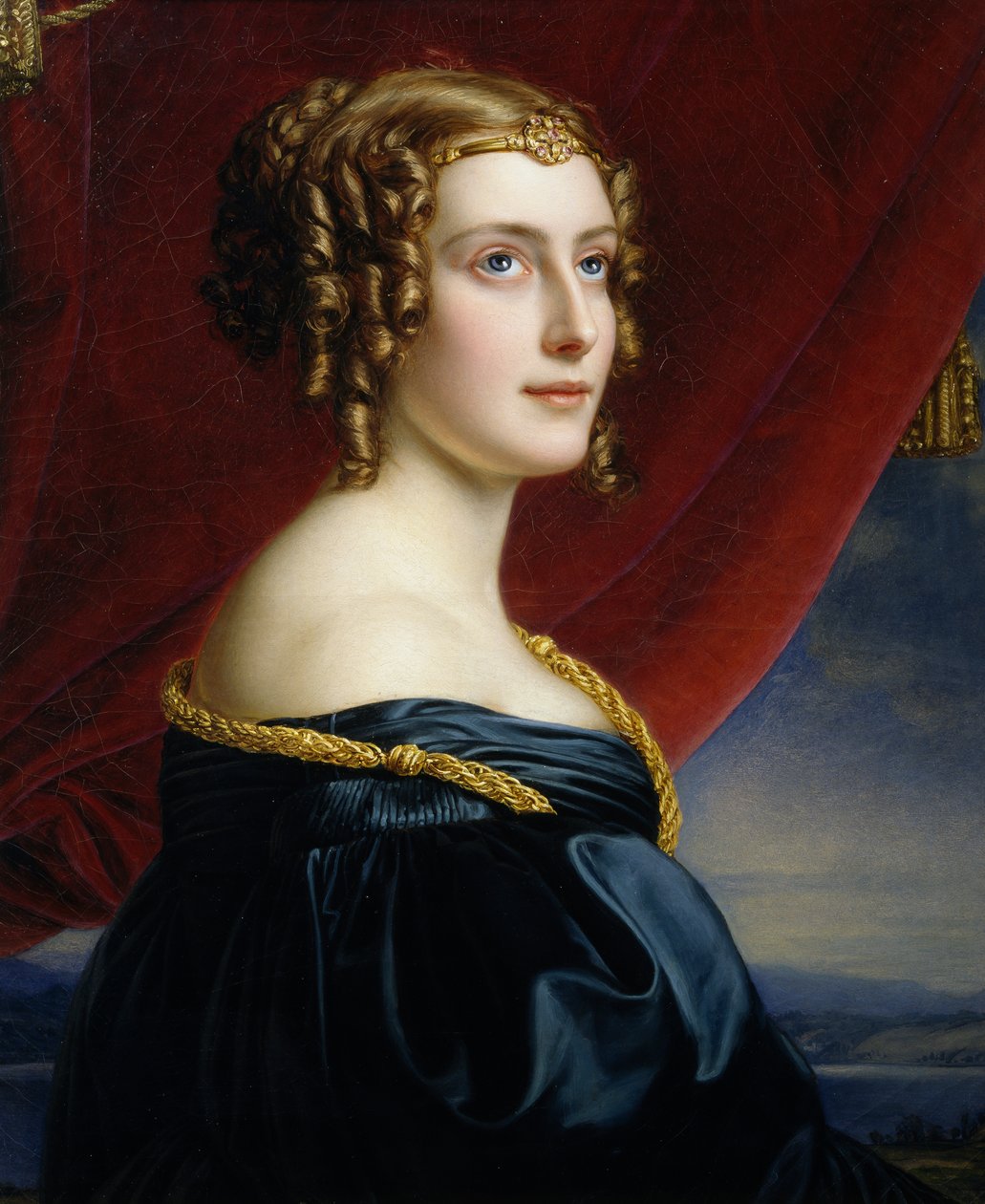 Lady Jane Ellenborough portréja alkotó: Joseph Carl Stieler