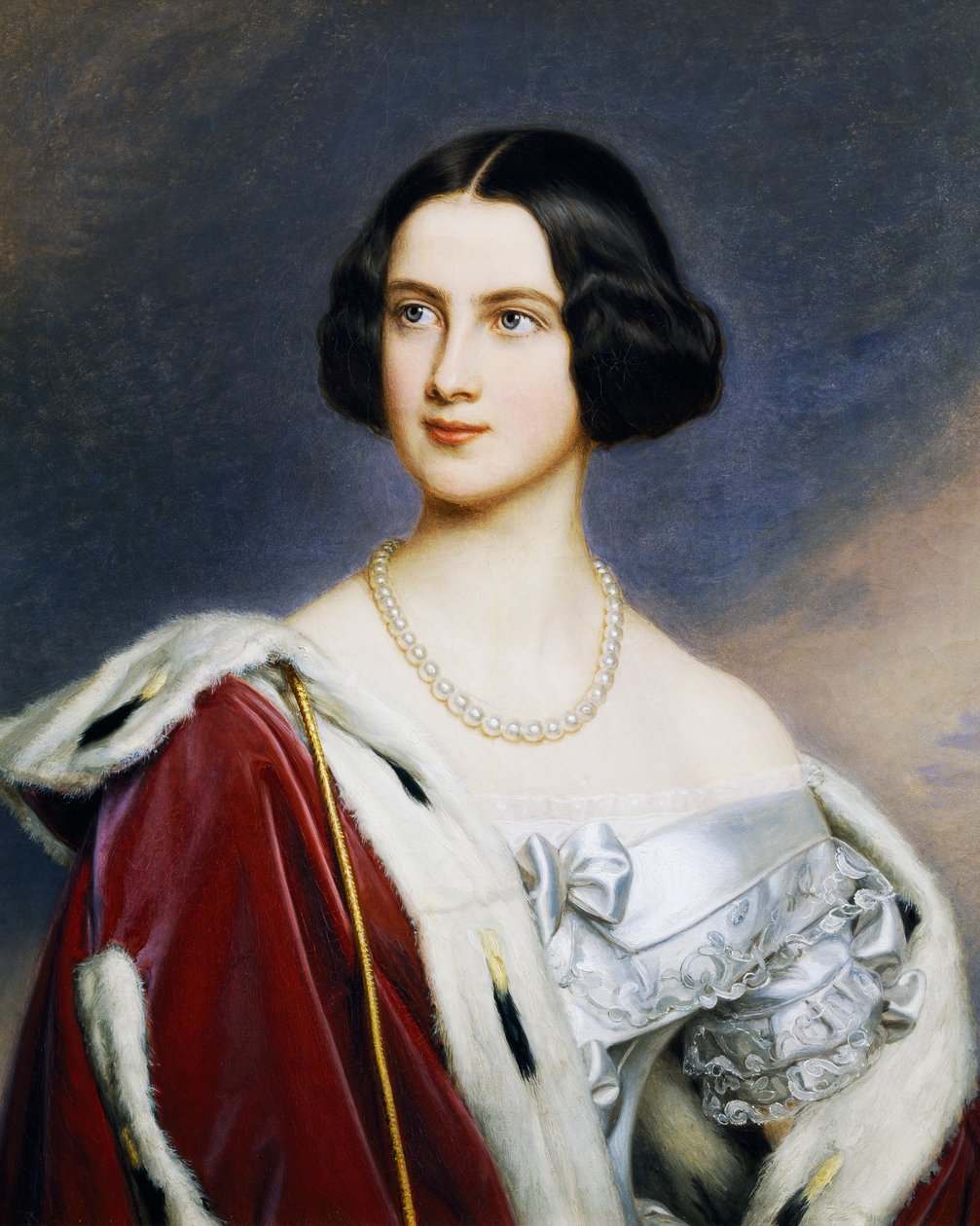 Porosz Mária portréja (Berlin alkotó: Joseph Carl Stieler