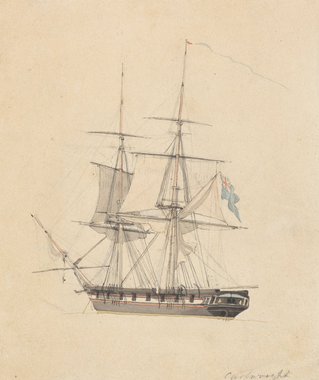 Egyedülálló Hermafrodita Brig, Stern Forward alkotó: Joseph Cartwright