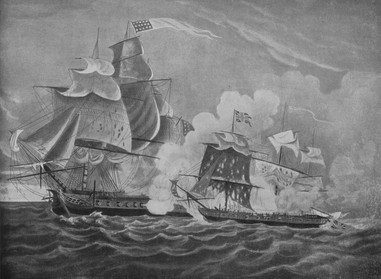 Az elnök és a kis öv, c1812 alkotó: Joseph Cartwright