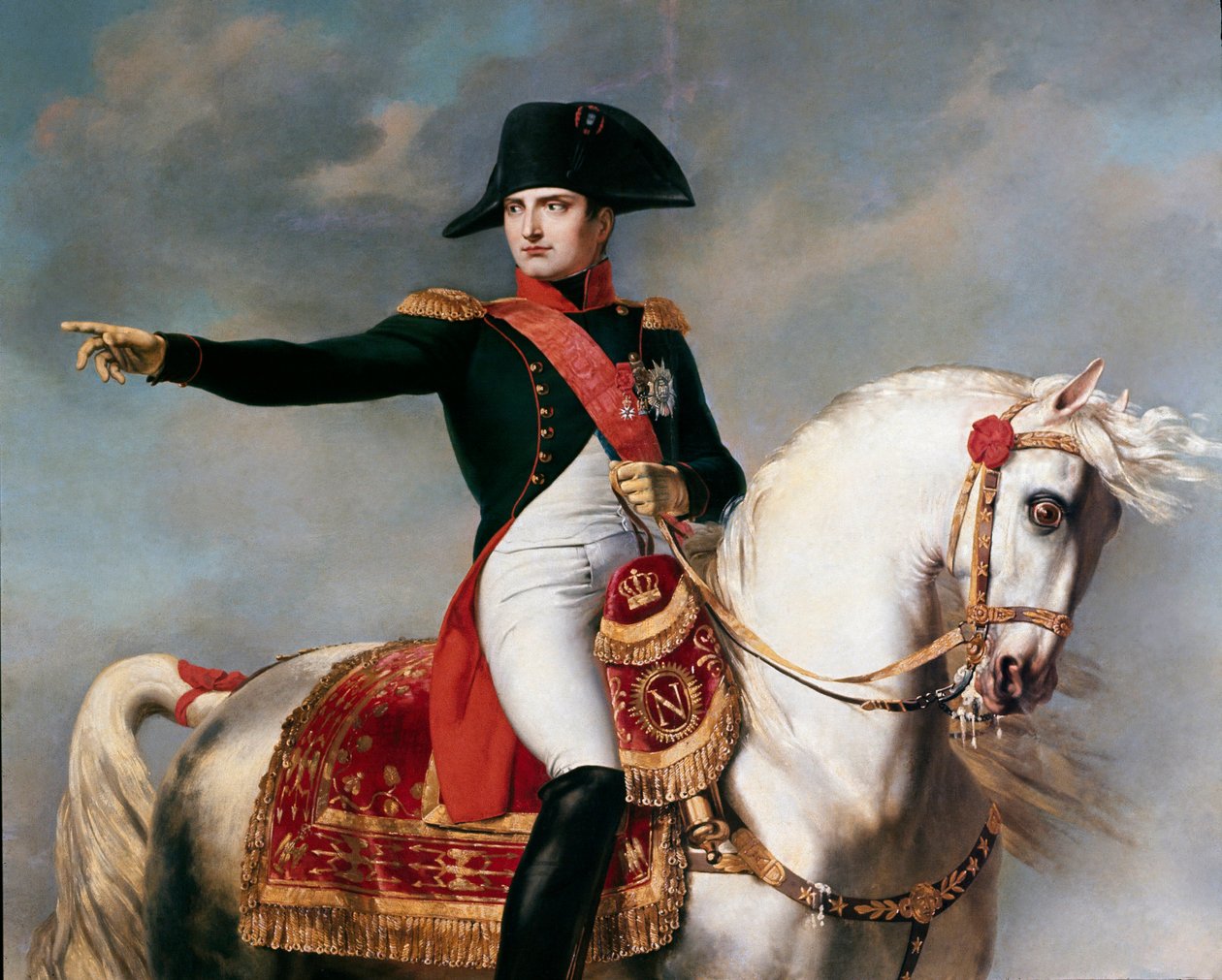 Napóleon a wagrami csatamezőn, részlet, Joseph Chabord (1786-1848) alkotó: Joseph Chabord
