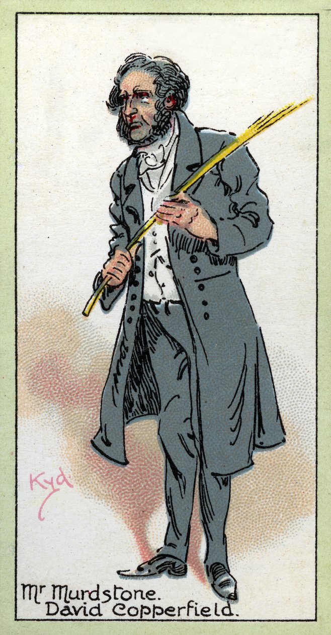 Mr. Murdstone, a „David Copperfield”-ből, Charles Dickens, 1923 alkotó: Joseph Clayton Clarke