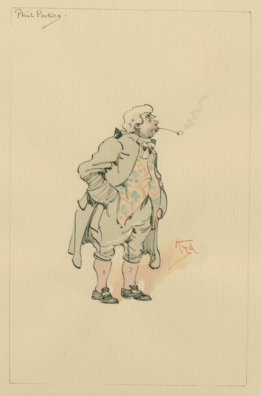 Phil Parkes, 1920-as évek (toll és tinta WC-vel papíron) alkotó: Joseph Clayton Clarke