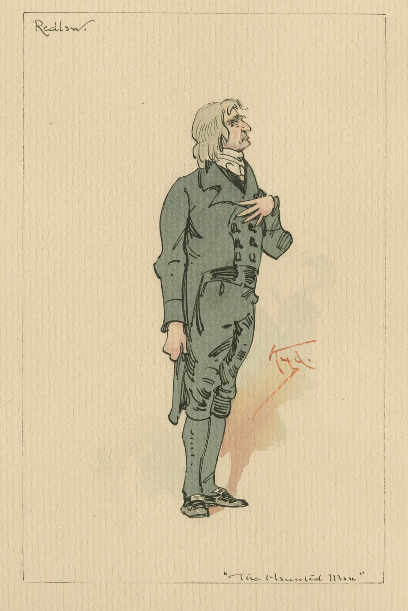 Redlaw – A kísértetember és a szellem alkuja, 1920-as évek (toll és tinta WC-vel a papíron) alkotó: Joseph Clayton Clarke