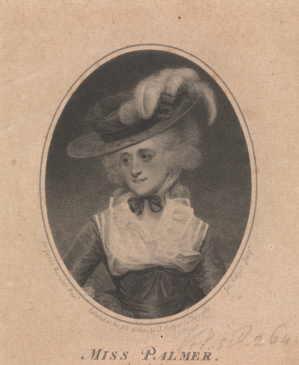 Miss Mary Palmer alkotó: Joseph Collyer