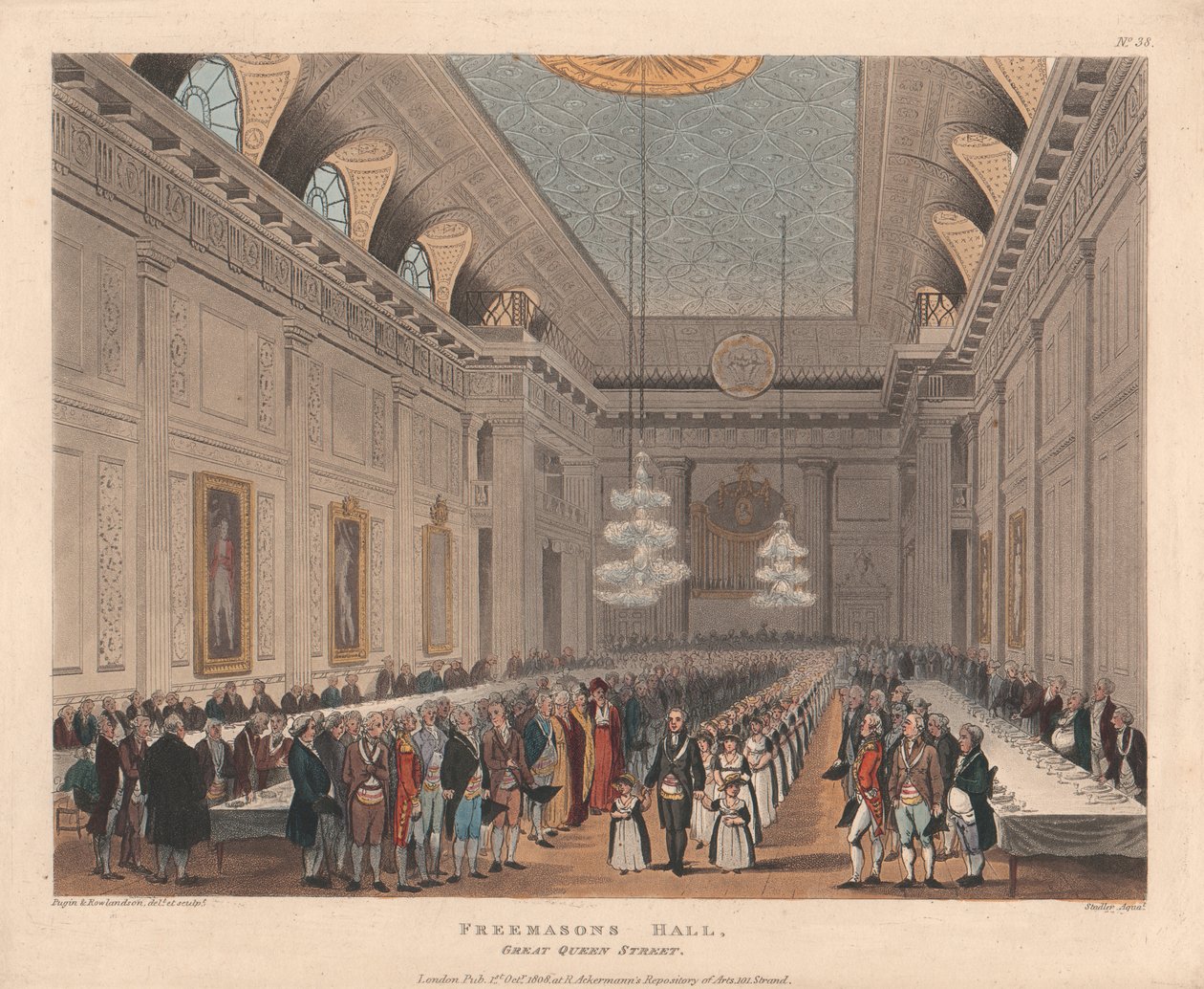 Freemasons Hall, Great Queen Street alkotó: Joseph Constantine Stadler