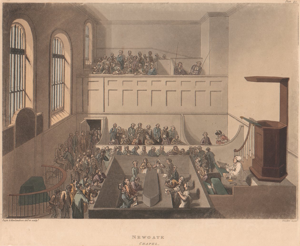 Newgate kápolna alkotó: Joseph Constantine Stadler