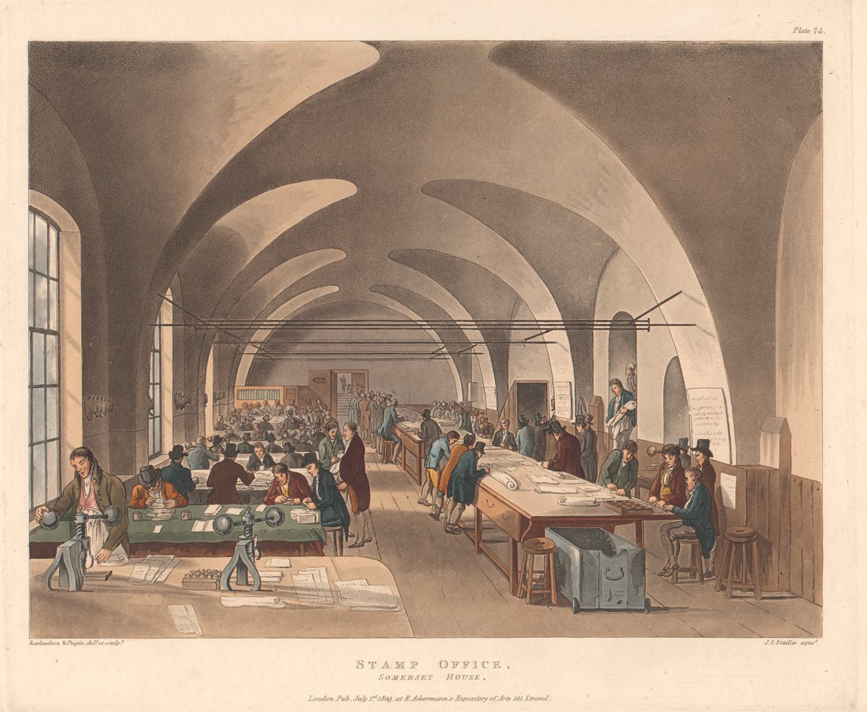 Bélyegiroda, Somerset House alkotó: Joseph Constantine Stadler