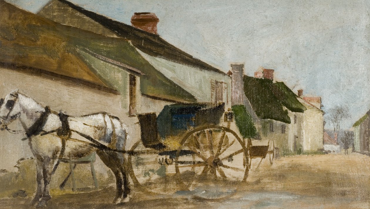 Póni és kosár alkotó: Joseph Crawhall