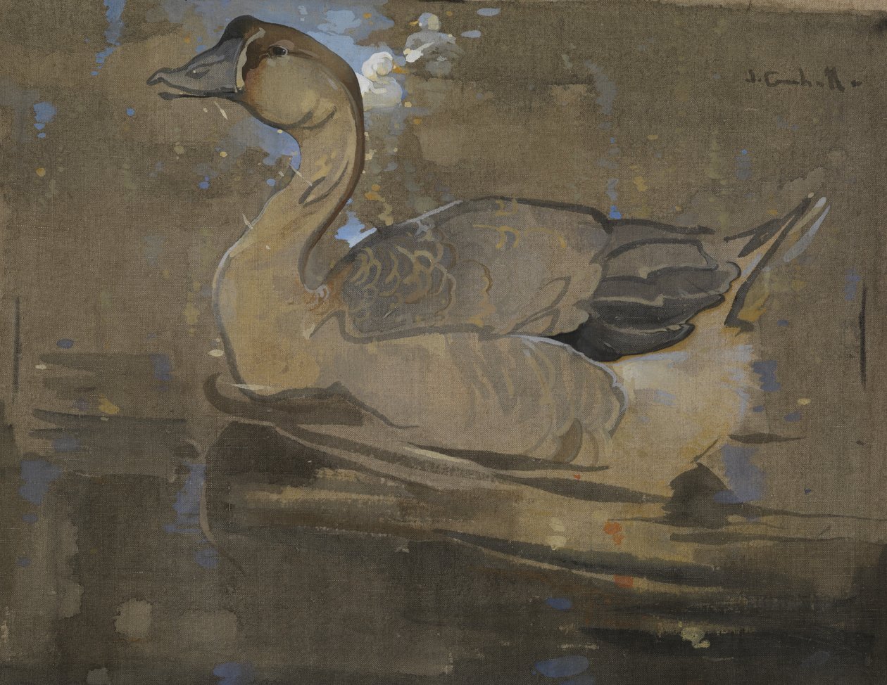 A kínai liba (guache vászon) alkotó: Joseph Crawhall