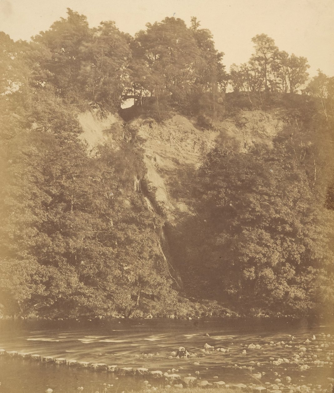 Boltoni rendház. A lépcsőfokok, 1850-es évek. alkotó: Joseph Cundall