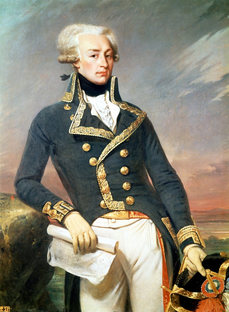 La Fayette (Lafayette) – J. Court portréja alkotó: Joseph Desire Court