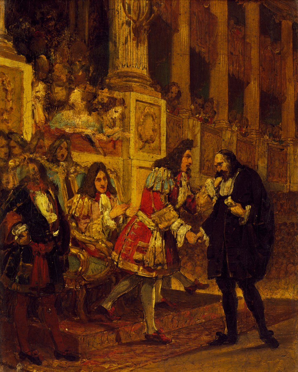 Pierre Corneille-t a Grand Conde fogadta alkotó: Joseph Desire Court