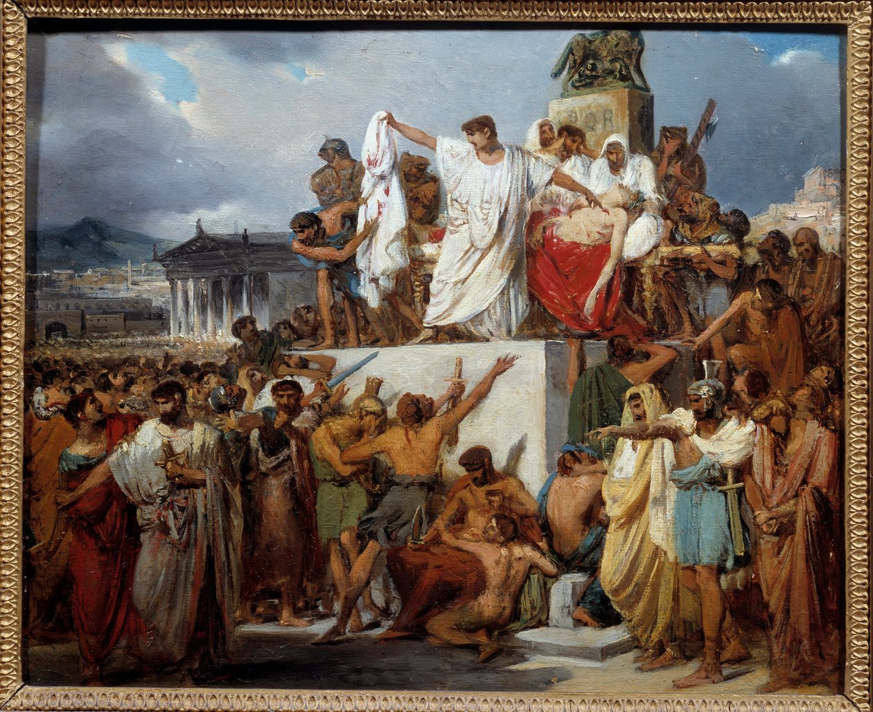 Jules Cesar halála Jules Cesar (Giulio Cesare vagy Julius Caesar alkotó: Joseph Desire Court