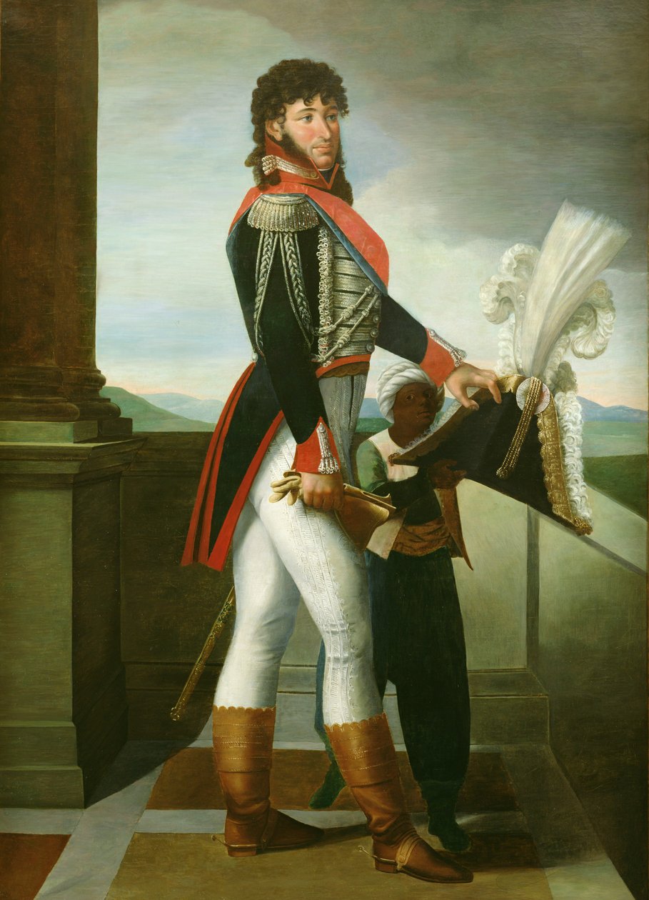 Joachim Murat (1767-1815) a gárda ezredesének egyenruháját viselve, 1813 alkotó: Joseph Dionysius Odevaere