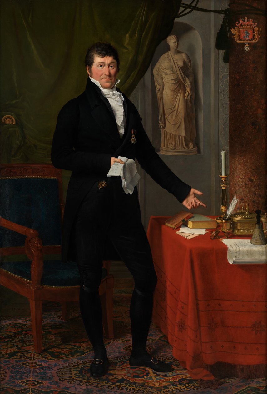 Charles-Louis de Keverberg de Kessel báró portréja alkotó: Joseph Ducq