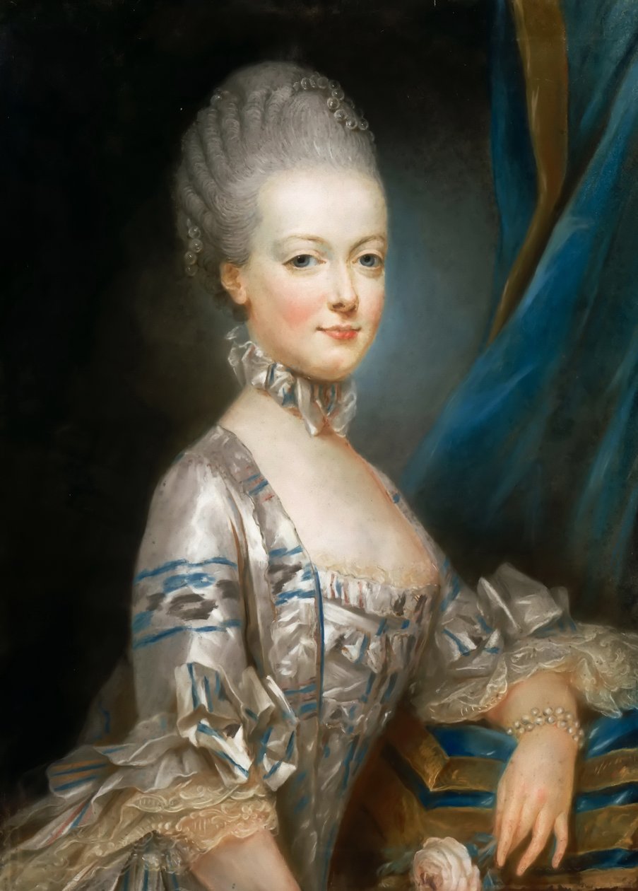 Mária Antónia osztrák főhercegnő 1755-1793, a későbbi Mária Antoinette királynő portréja alkotó: Joseph Ducreux