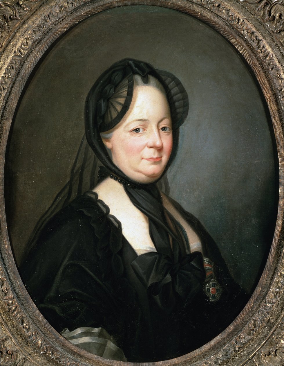 Ausztriai Mária Terézia, Magyarország és Bohém császárné és királyné portréja (olaj, vászon alkotó: Joseph Ducreux