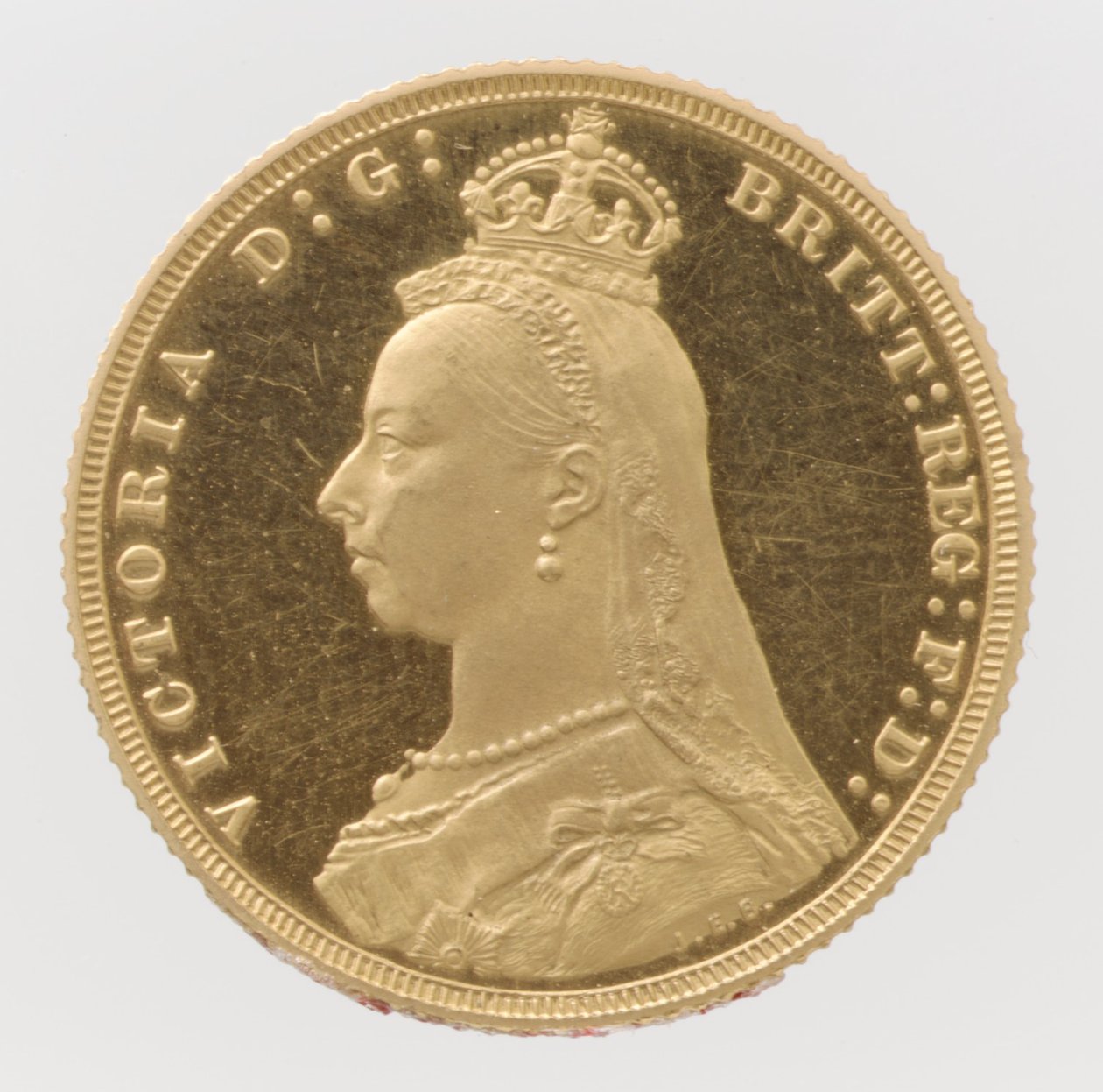 Viktória királynő jubileumi fejbiztos uralkodója, 1887. alkotó: Joseph Edgar Boehm