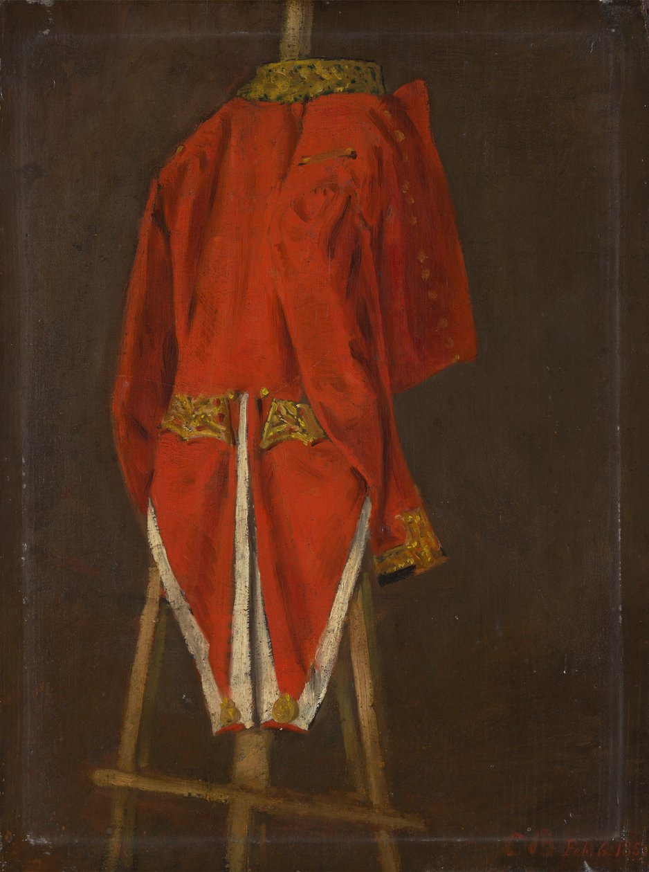 Tanulmány egy Johnhoz, Westmorland 11. grófjához tartozó kabátról alkotó: Joseph Edgar Boehm