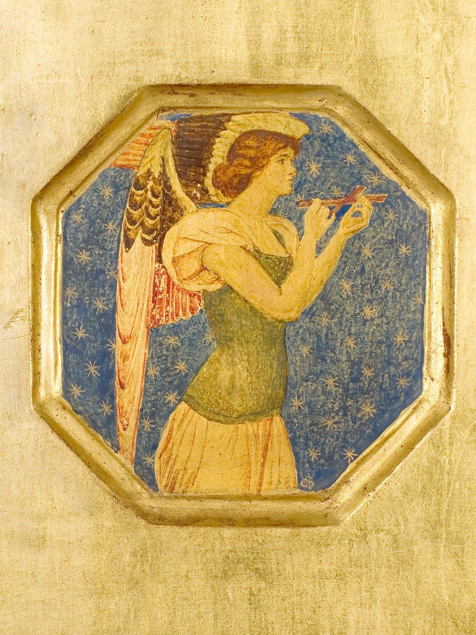 Angyal kereszttel, részlet a Crystofore-ból alkotó: Joseph Edward Southall