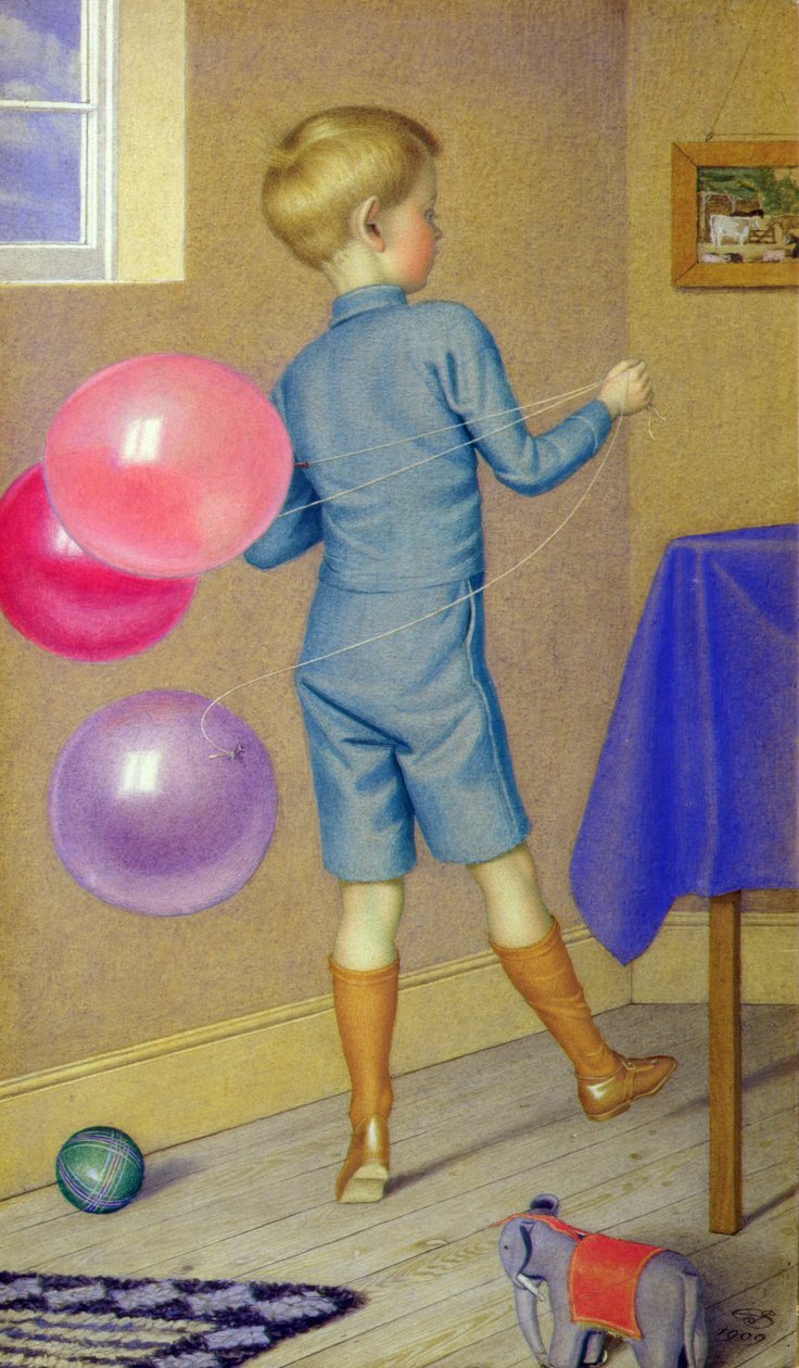 Léggömbök eladni alkotó: Joseph Edward Southall