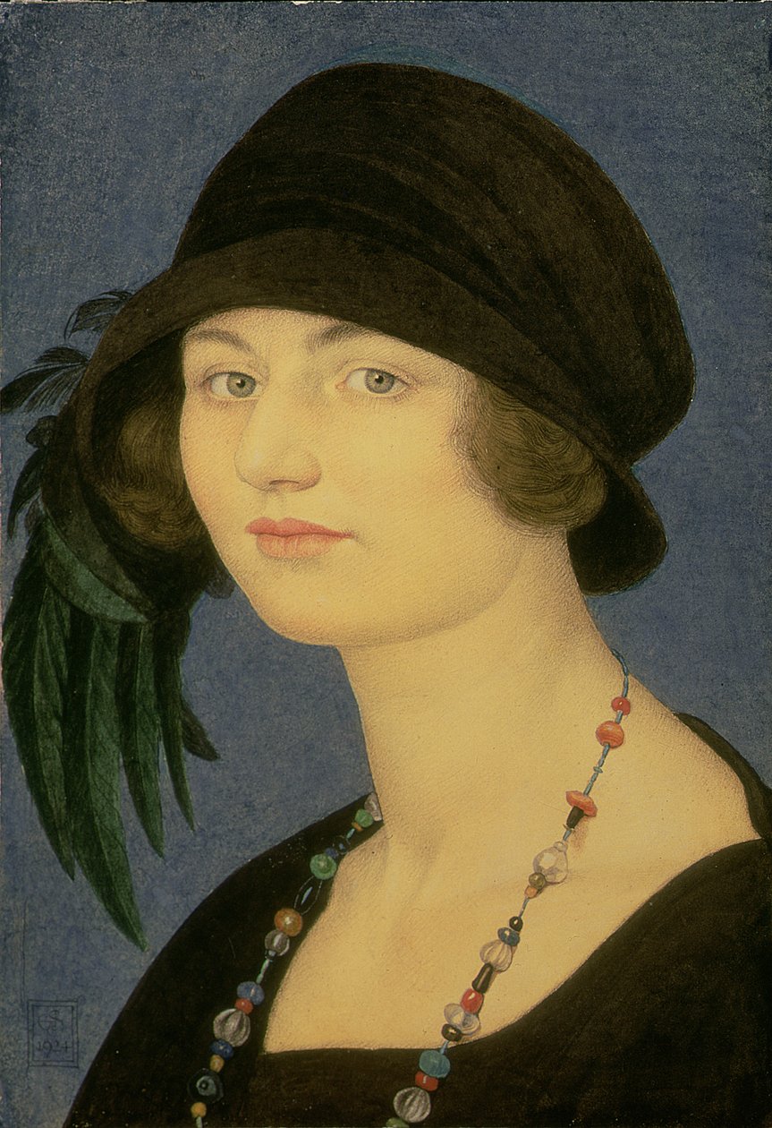 Jocelyne Verney Gaskin portréja, 1924 alkotó: Joseph Edward Southall