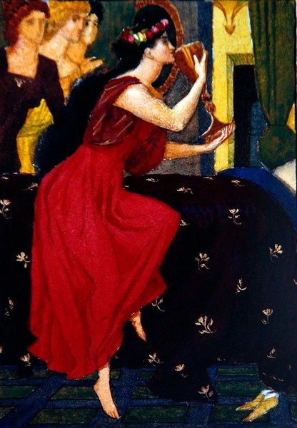 Sigismonda vagy Gismonda, egy tanulmány alkotó: Joseph Edward Southall