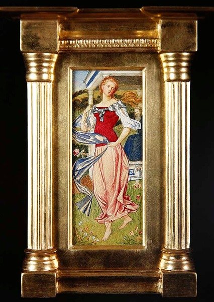 Tanulmány Arethusa alakjához alkotó: Joseph Edward Southall