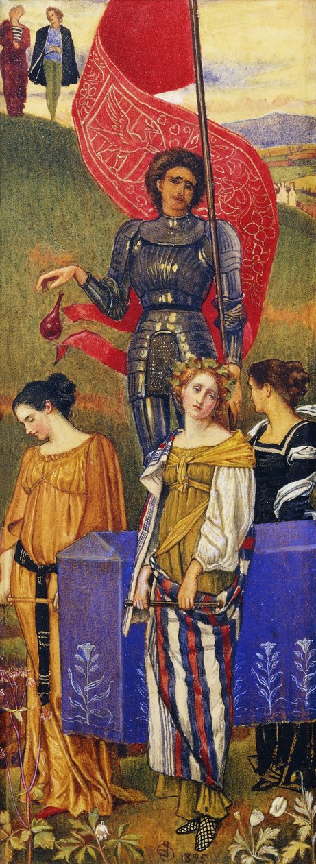 A misztikus temetés alkotó: Joseph Edward Southall