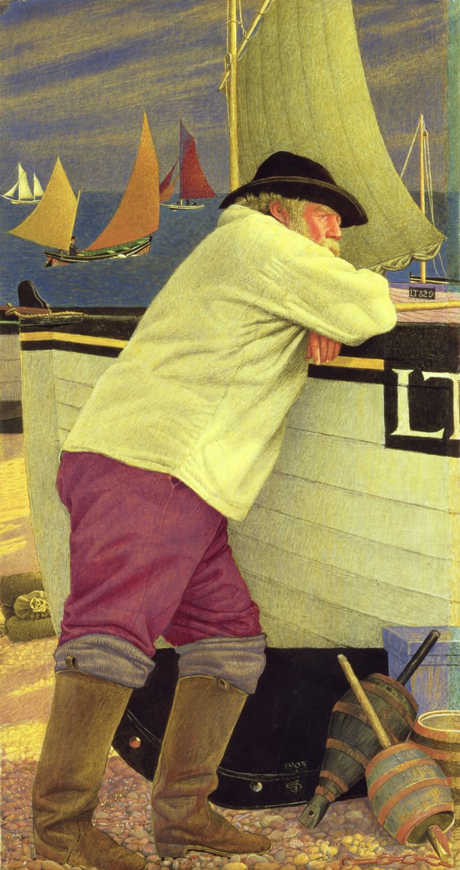 Az öreg halász alkotó: Joseph Edward Southall