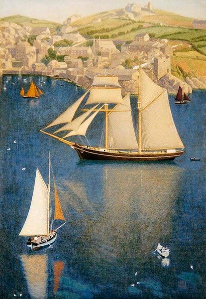 A Schooner alkotó: Joseph Edward Southall