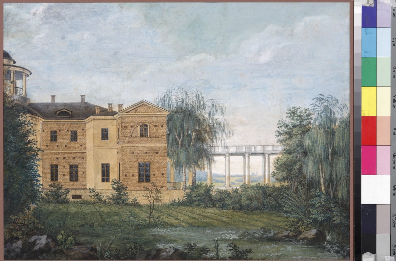 Az Ostafyevo birtok, Vivien de Chateaubrun, Joseph Eustache alkotó: Joseph Eustache Vivien de Chateaubrun