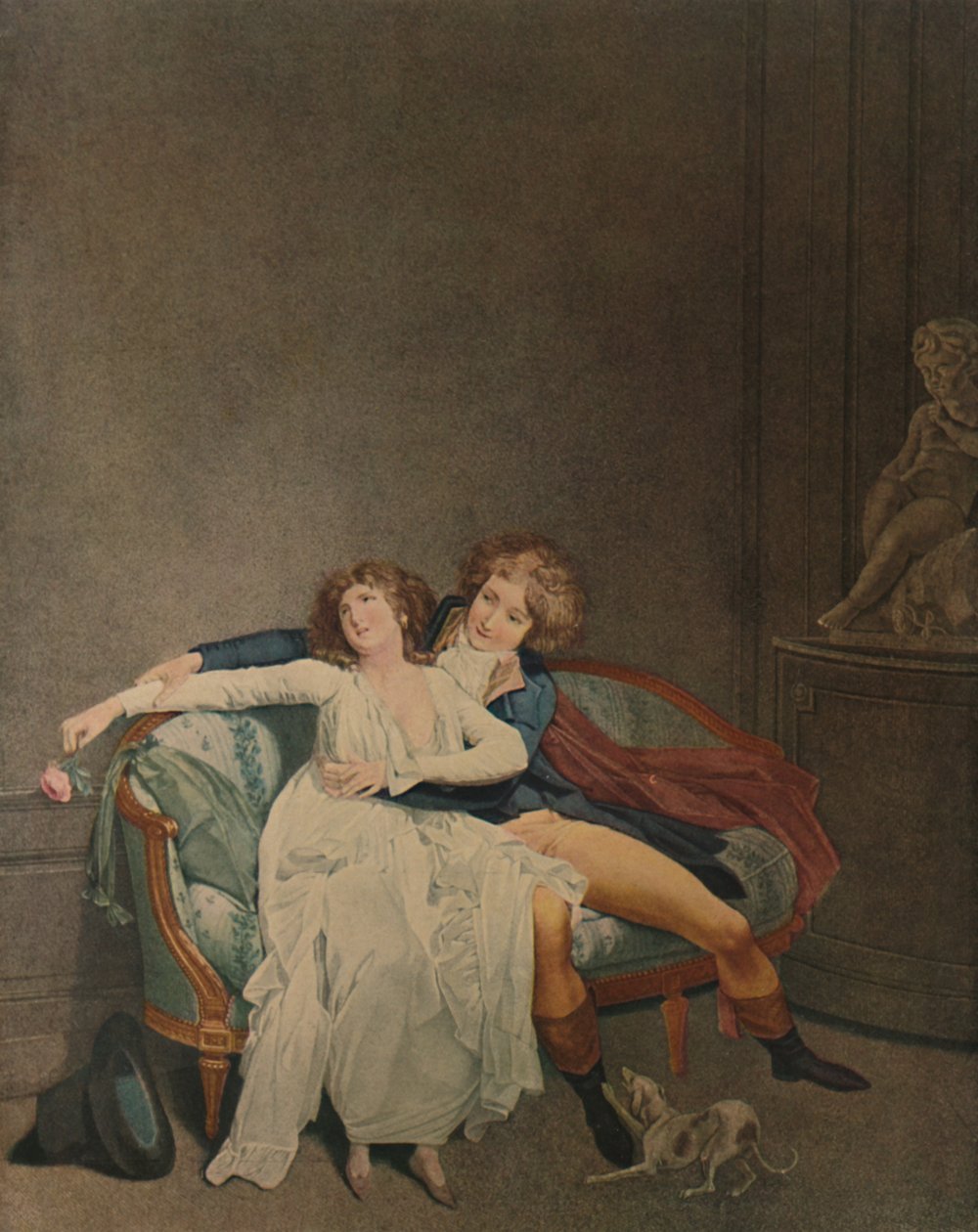 „The Dispute Of The Rose”, 1840, 1913 alkotó: Joseph Eymar